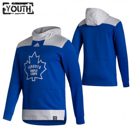 Kinder Eishockey Toronto Maple Leafs Blank 2020-21 Reverse Retro Pullover Hooded Sweatshirt